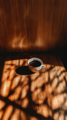 Obraz premium cup of black coffee