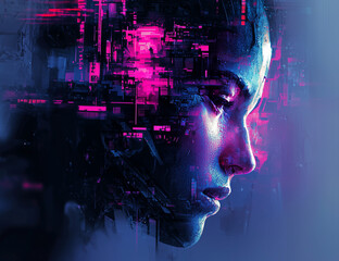 Hacker, Cyber, Cybercrime, Virtual world, Artificial Intelligence