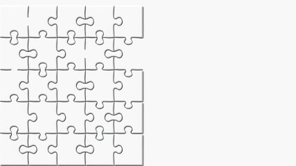 Printable Puzzle Template for Creative Design Projects