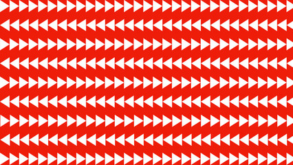 Triangle stripe pattern on red background. Abstract background with white stripes triangle pattern.
