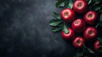 Juicy apples nature still life photo