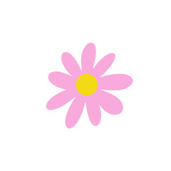 Abstract flowers icon.Vector illustration floral design.