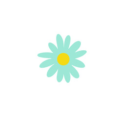 Abstract flowers icon.Vector illustration floral design.