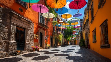 Umbrella street art magic photo