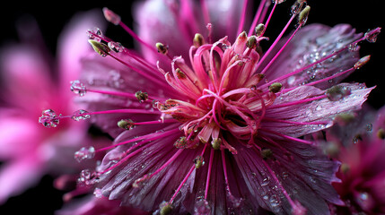 Close-up of a flower with high quality of detail .