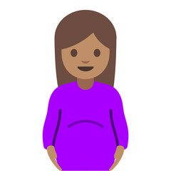 Pregnant Woman (Dark Skin)
