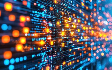 Obraz premium Abstract data stream