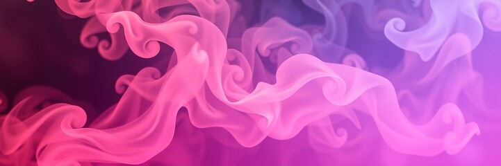 Obraz premium Colorful Smoke PNG Design Element with Blank Space for Text
