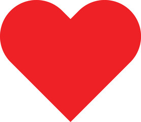 Red heart symbol of love, perfect for Valentine's Day romance