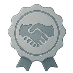 Silver Badge for Friend Referral or Partnership Engagement

