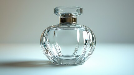Elegant Perfume Bottle: A Crystal Clear Design