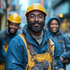 Portrait of a Confident Construction Worker