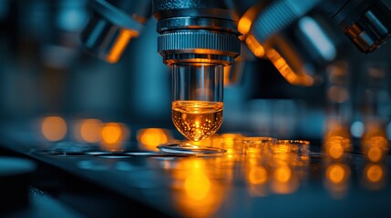 Microscope and Sample: Illuminating Scientific Discovery