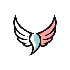 eagle with wings vector