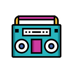 retro camera vector illustration