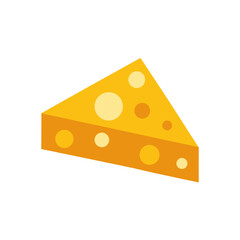 cheese isolated on white