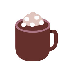 cup of coffee with chocolate
