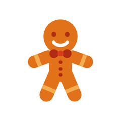 Obraz premium gingerbread man isolated on white