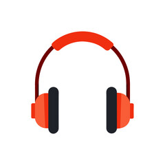 headphones icon on white