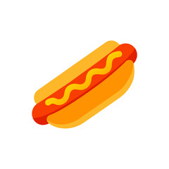 hot dog vector illustration