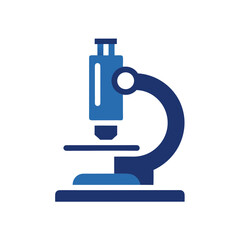 microscope isolated on white background