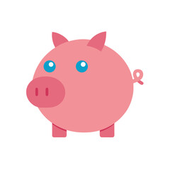 pink piggy bank