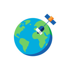 earth globe with cable