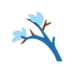 illustration of a bird in a tree