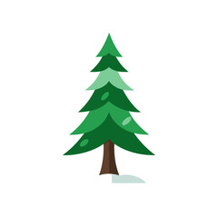 christmas tree vector illustration
