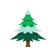 christmas tree vector illustration