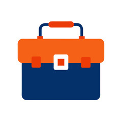 blue suitcase icon