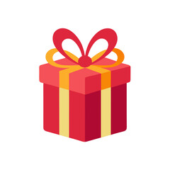 gift box with red ribbon