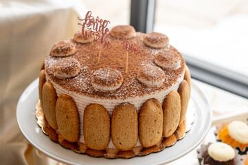 tiramisu whole cake