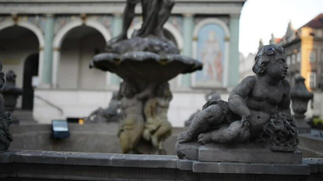 Proserpine Fountain in Poznan, Poland