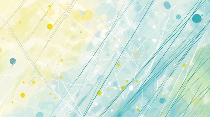 Abstract pastel background with lines and dots. Possible use for design templates