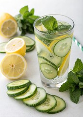 Creative juice splash with frozen fruits