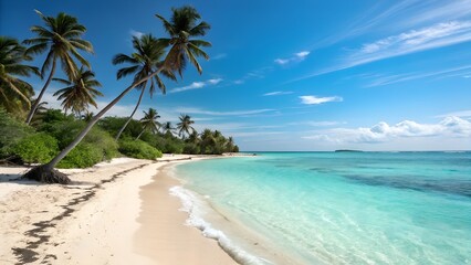 Fototapeta premium Sandy Beach Relaxation 