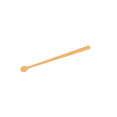 Drum sticks icon, music instrument vector illustration in trendy style.