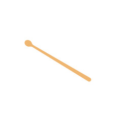 Drum sticks icon, music instrument vector illustration in trendy style.