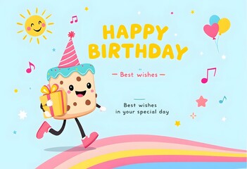 Fototapeta premium birthday party invitation