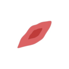 endothelial cell of blood vessel. Vector illustration.