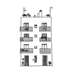 Fototapeta premium Cozy Balcony with Plants