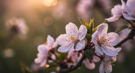 pink cherry blossom in spring