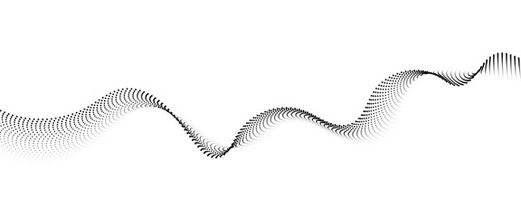 	
Flowing Dot Wave halftone gradient pattern on transparent background	
