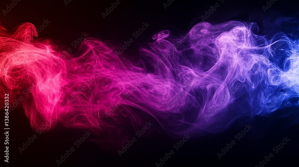 Fototapete serene and soft smoke curls creating a calming atmosphere perfect for artistic inspiration : generat