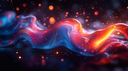 Blue and Yellow Dynamic Waves Creating Stunning Abstract Gradients