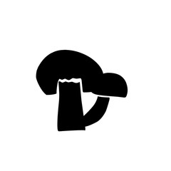 mushroom silhouette icon