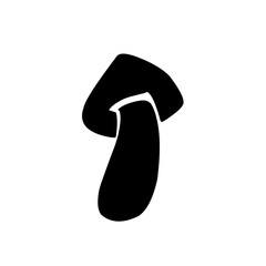 mushroom silhouette icon