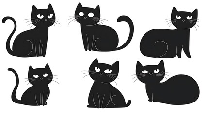 collection of block cat more compose ,isolated on white background,clip art,hd,4k
