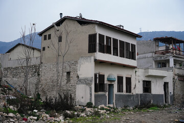 Damaged building in Antakya, Hatay after 6 February 2023 Earthquakes